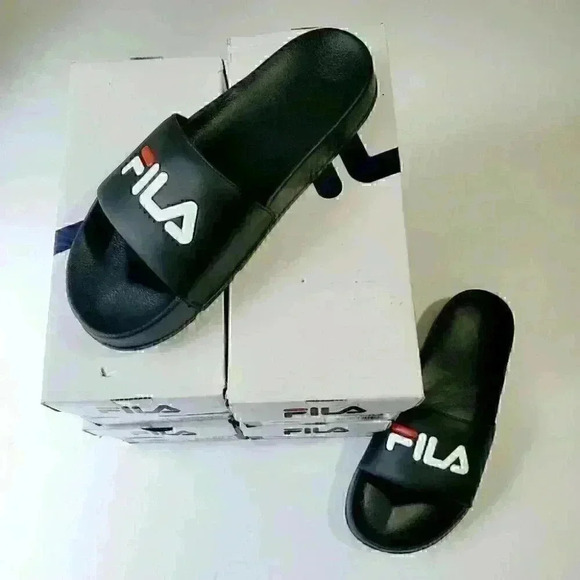 Fila Drifter Slide Black White Classic Run… - Picture 8 of 9